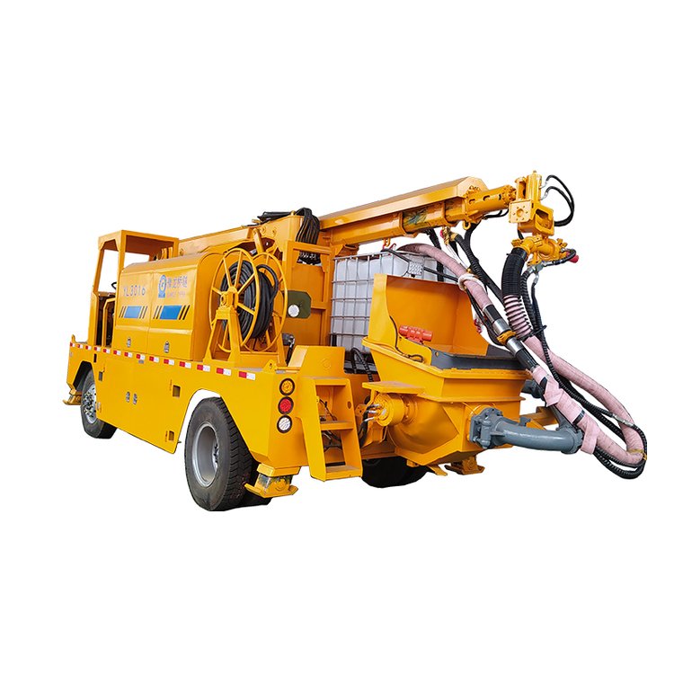 高效施工利器 喷射混凝土机械手与3016湿喷台车详解